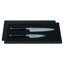 KAI DMS-210 КОМПЛЕКТ 2 НОЖА В ДЪРВЕНА КУТИЯ (DM-0700 + DM-0701)