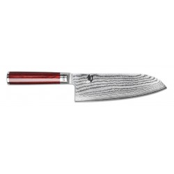 KAI DM-0717RD Кухненски нож Santoku с червена дръжка Shun 18 см ЛИМИТИРАНА СЕРИЯ