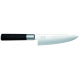 KAI 6715C Кухненски нож на главния готвач малък, за дясна и лява ръка Wasabi Black 15 см