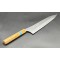 YUK 1032 Yu Kurosaki Gekko Gyuto 240 мм с дръжка от маслиново дърво и тюркоазен пръстен