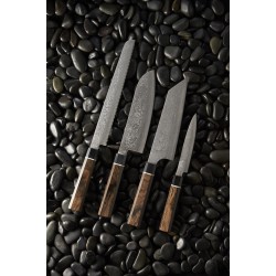 SUN BD-08 Suncraft Senzo Black Нож Bunka Santoku 16.5 см