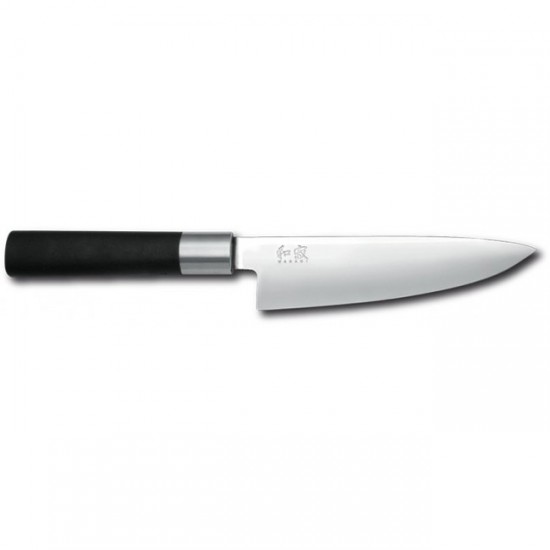 KAI 6715C Кухненски нож на главния готвач малък, за дясна и лява ръка Wasabi Black 15 см