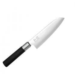 KAI 6716S Нож Santoku за дясна и лява ръка Wasabi Black 16.5 см