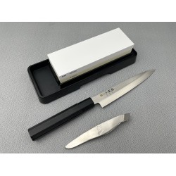SET AK1104-0751-0316 Комплект нож Yanagiba, пинсета за рибa и камък за заточване AK-1104, BC-0751, AP-0316